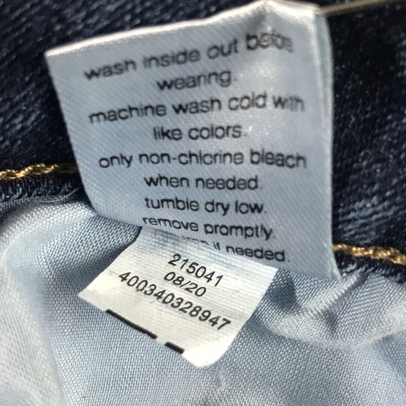 Elizabeth & James High Rise Stovepipe Jeans Medium Wash 28x26 Size 10 Short - Picture 8 of 8